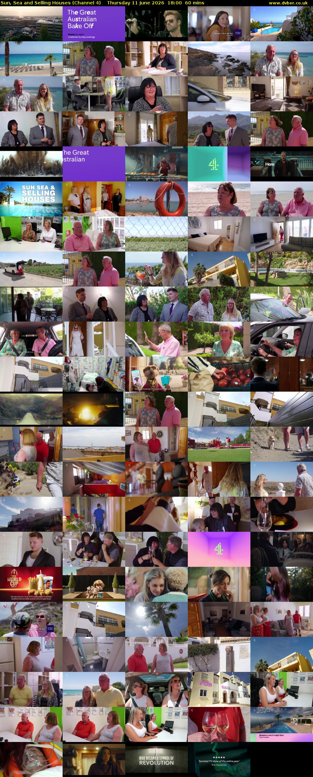 Sun, Sea and Selling Houses (Channel 4) Thursday 11 June 2026 18:00 - 19:00
