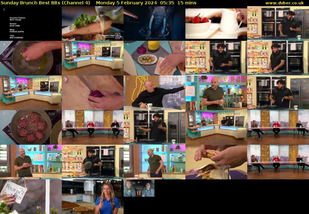 Sunday Brunch Best Bits (Channel 4) Monday 5 February 2024 05:35 - 05:50
