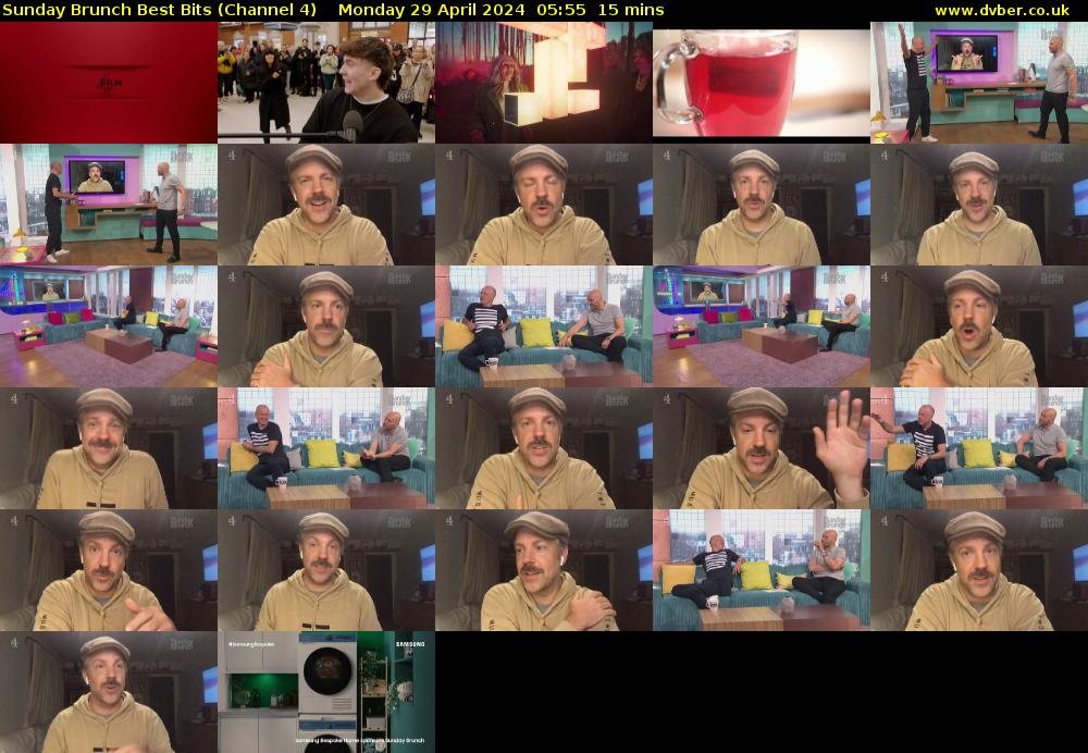 Sunday Brunch Best Bits (Channel 4) Monday 29 April 2024 05:55 - 06:10