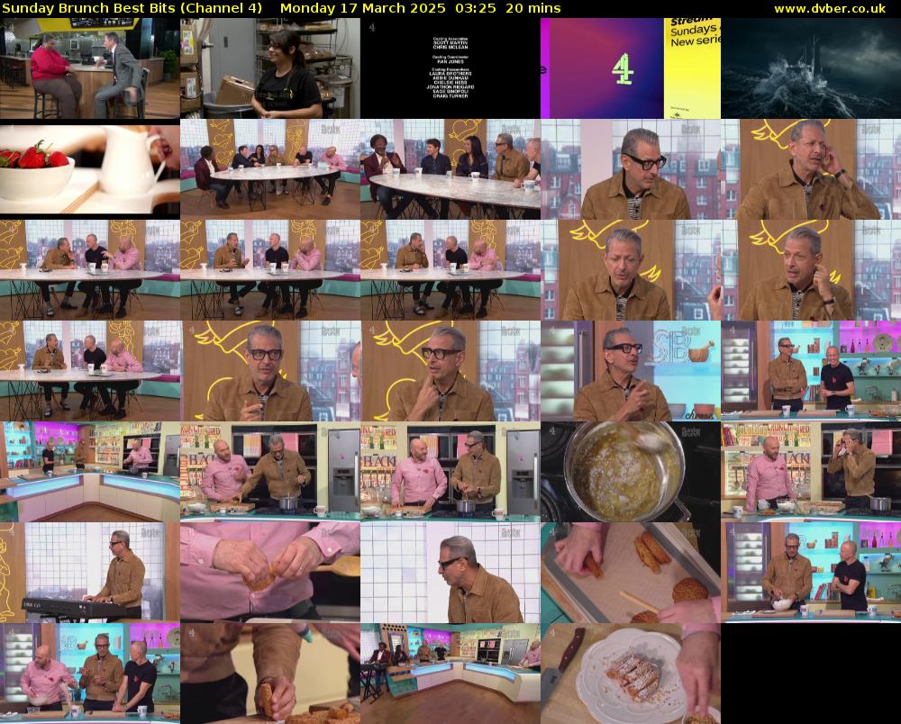 Sunday Brunch Best Bits (Channel 4) Monday 17 March 2025 03:25 - 03:45