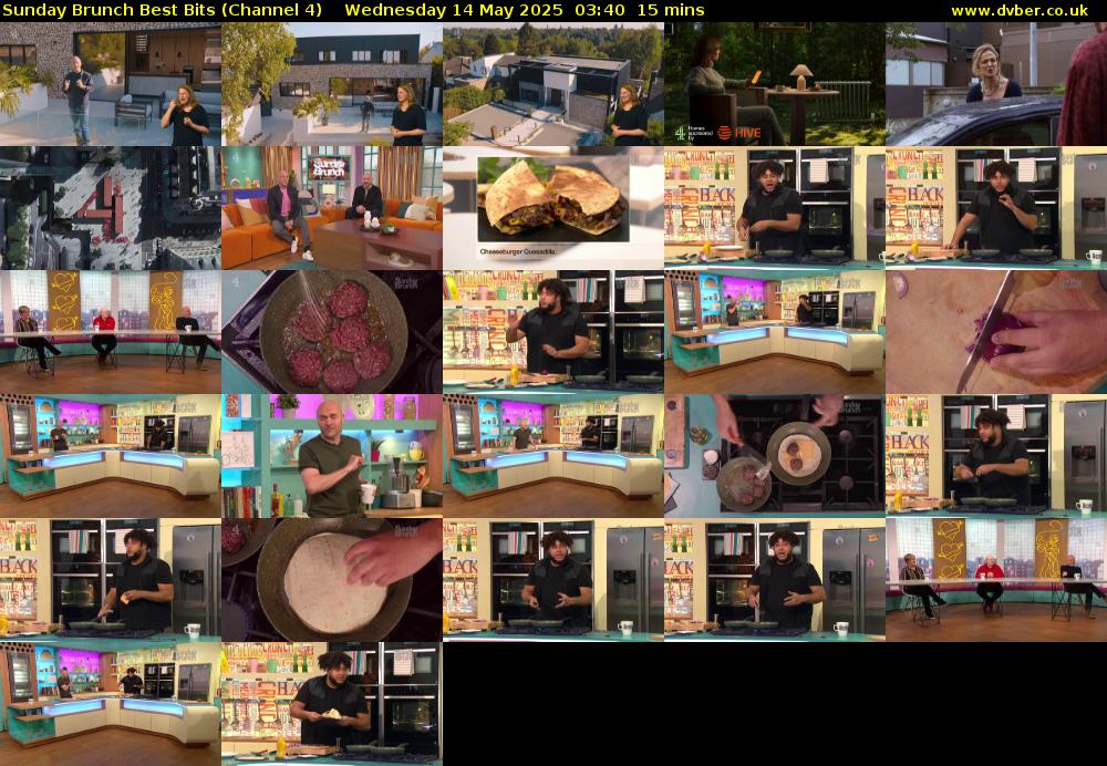 Sunday Brunch Best Bits (Channel 4) Wednesday 14 May 2025 03:40 - 03:55