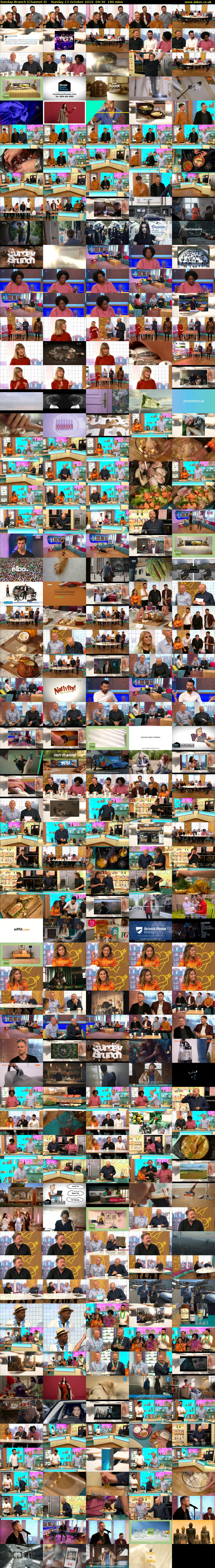 Sunday Brunch (Channel 4) Sunday 13 October 2019 09:30 - 12:30