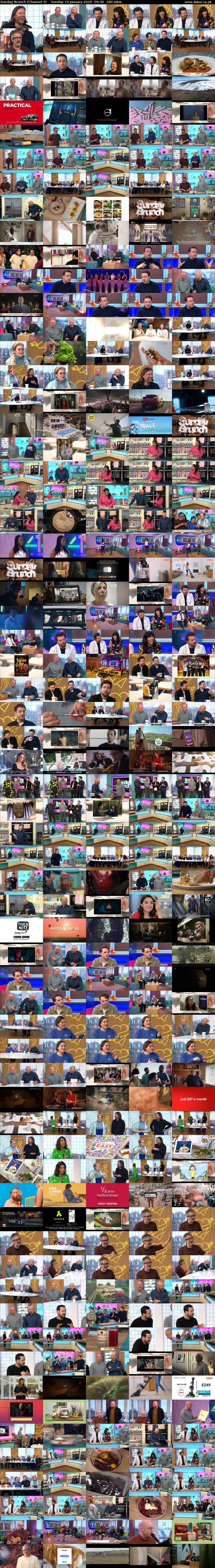 Sunday Brunch (Channel 4) Sunday 19 January 2020 09:30 - 12:30