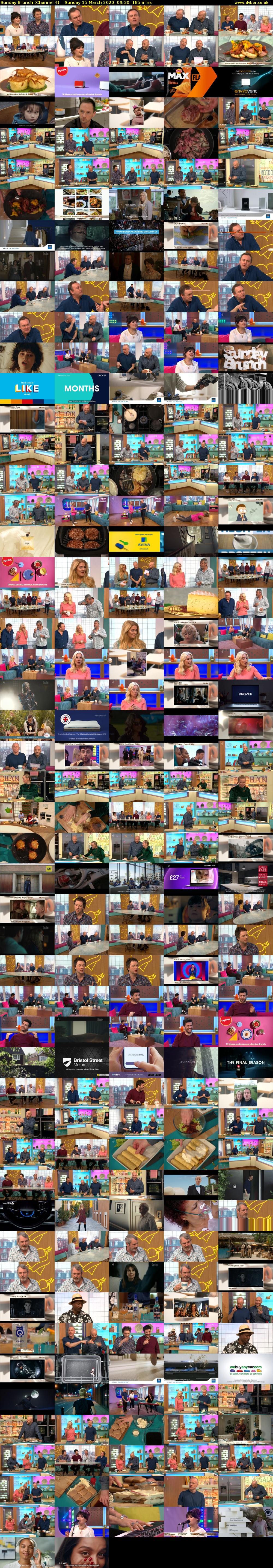 Sunday Brunch (Channel 4) Sunday 15 March 2020 09:30 - 12:35