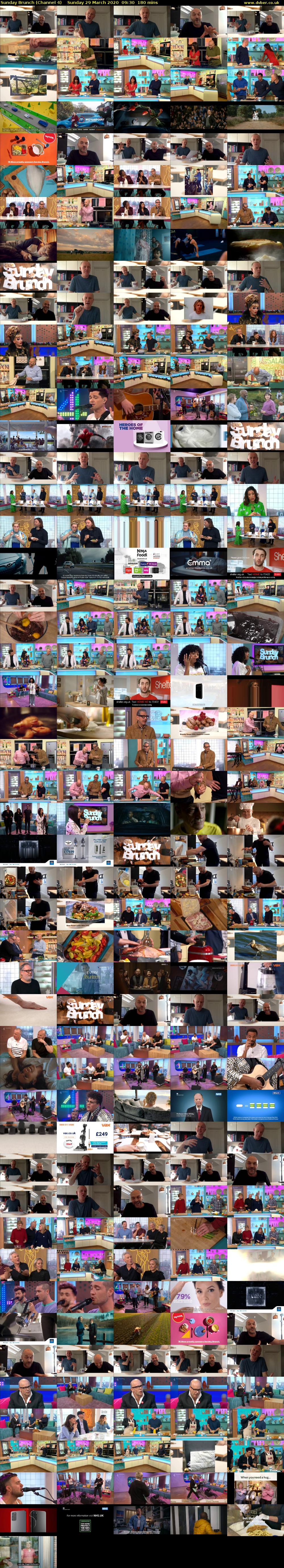 Sunday Brunch (Channel 4) Sunday 29 March 2020 09:30 - 12:30