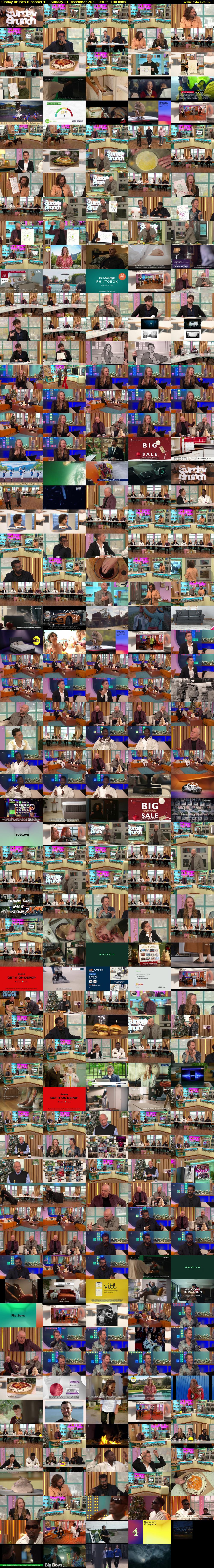 Sunday Brunch (Channel 4) Sunday 31 December 2023 09:35 - 12:35