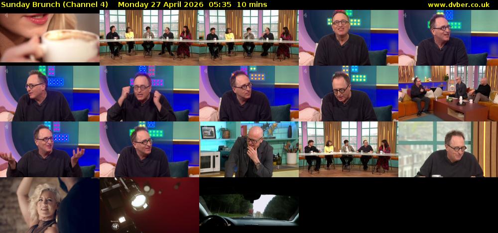 Sunday Brunch (Channel 4) Monday 27 April 2026 05:35 - 05:45