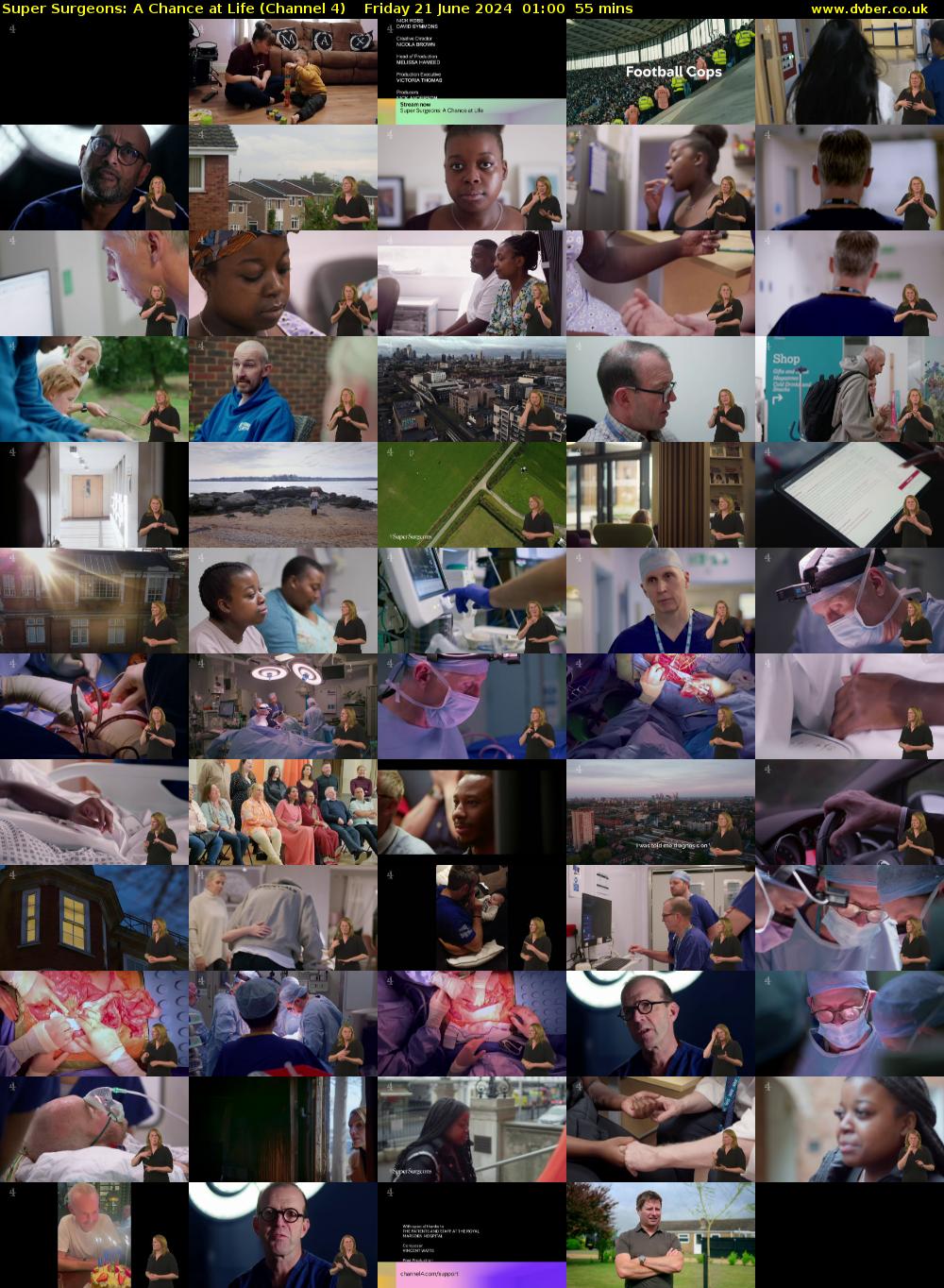 Super Surgeons: A Chance at Life (Channel 4) Friday 21 June 2024 01:00 - 01:55