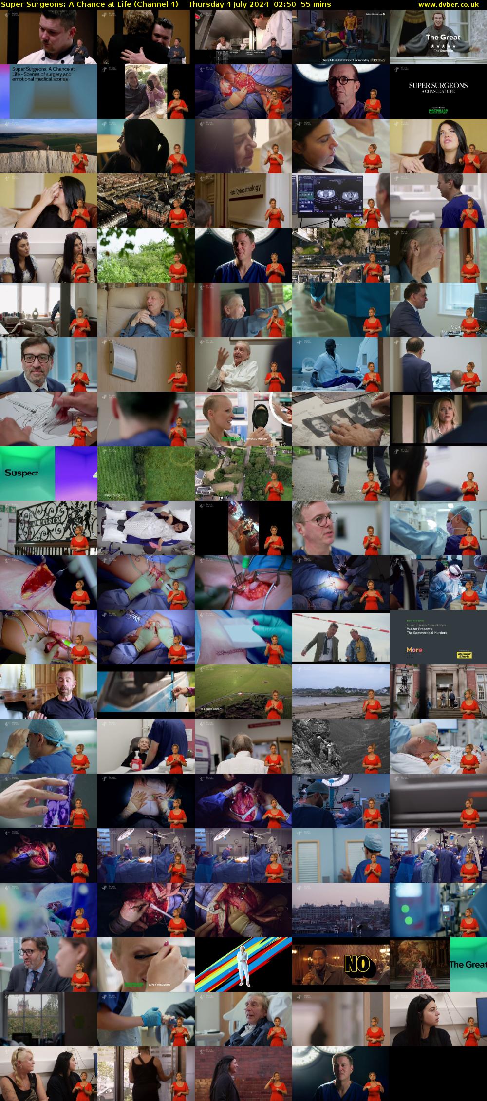 Super Surgeons: A Chance at Life (Channel 4) Thursday 4 July 2024 02:50 - 03:45