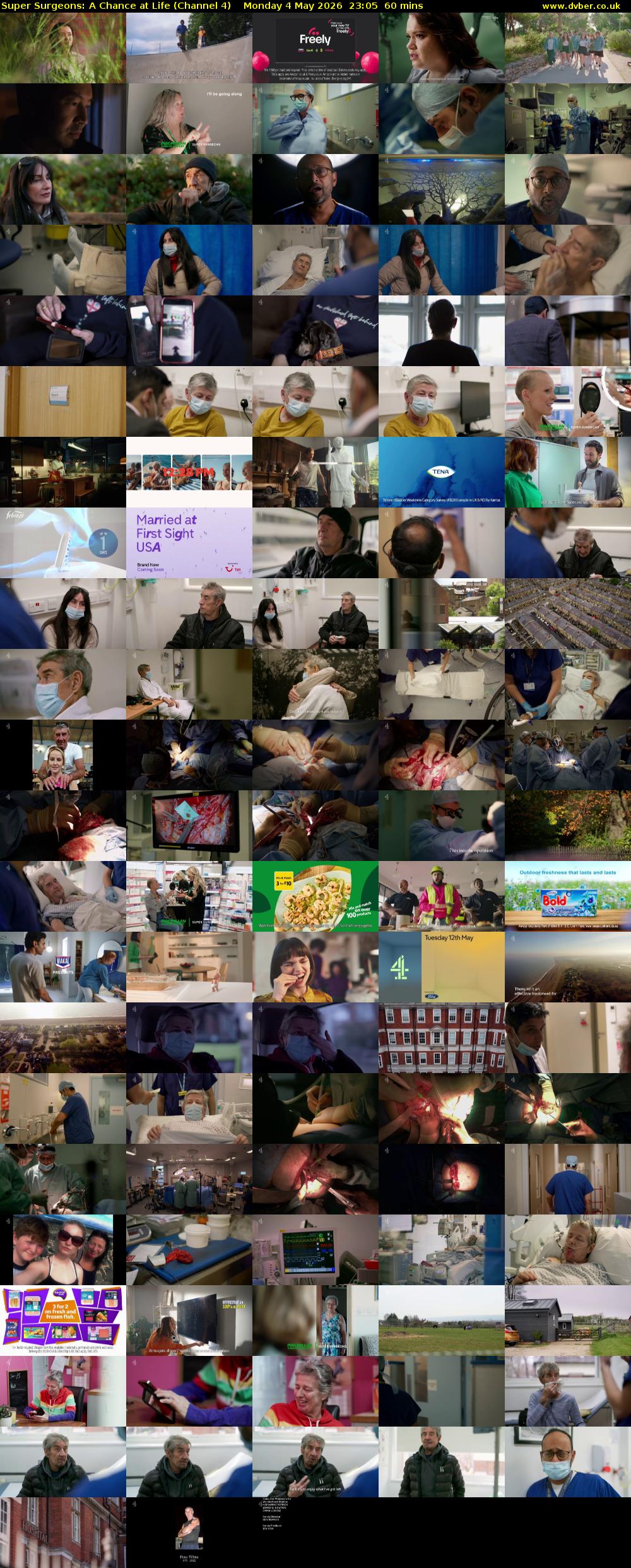 Super Surgeons: A Chance at Life (Channel 4) Monday 4 May 2026 23:05 - 00:05