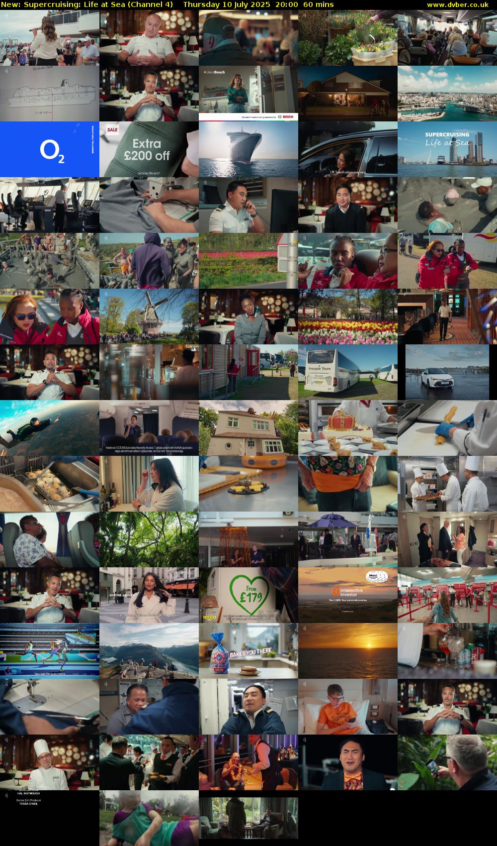 Supercruising: Life at Sea (Channel 4) Thursday 10 July 2025 20:00 - 21:00