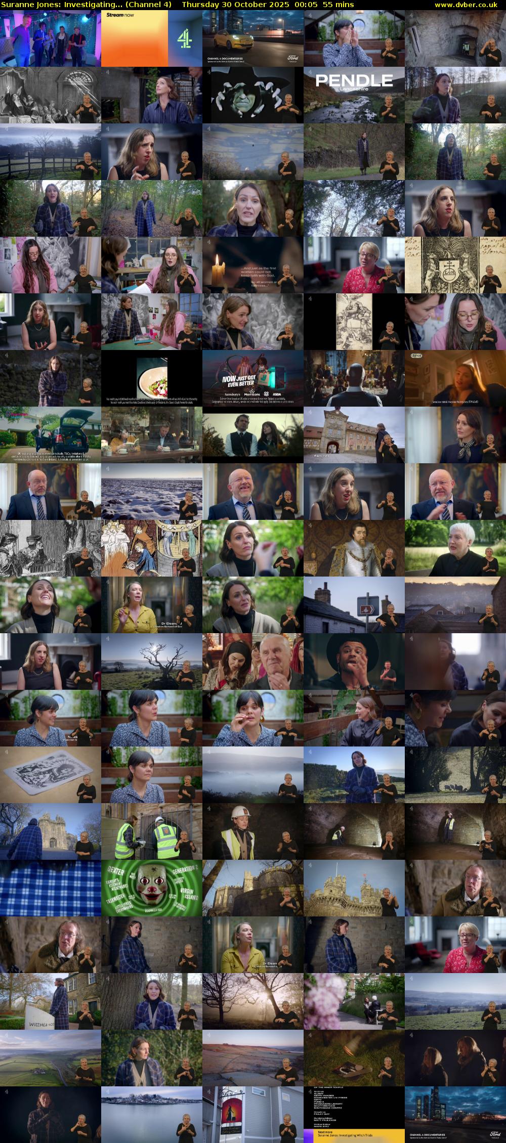 Suranne Jones: Investigating... (Channel 4) Thursday 30 October 2025 00:05 - 01:00