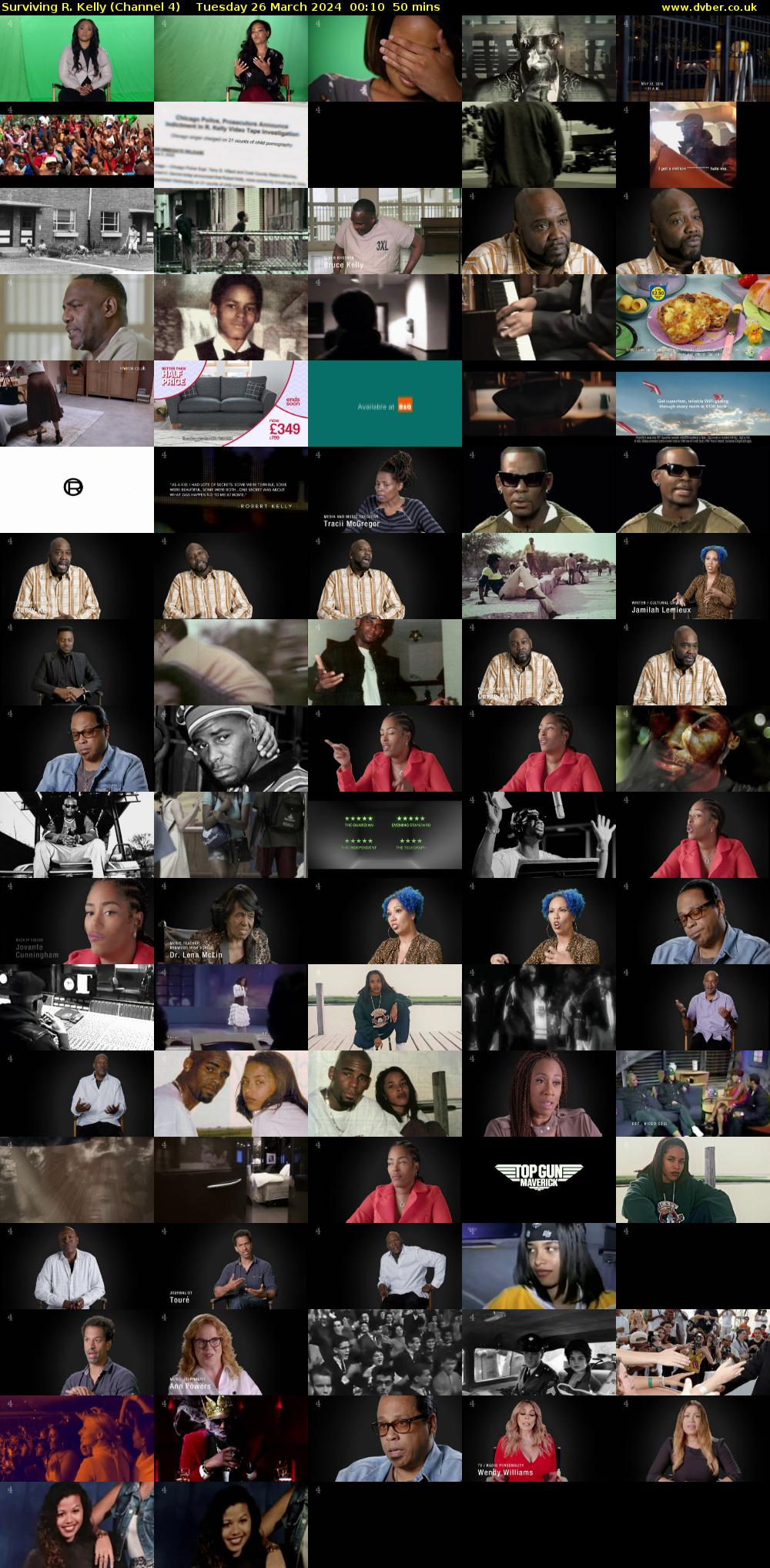 Surviving R. Kelly (Channel 4) Tuesday 26 March 2024 00:10 - 01:00