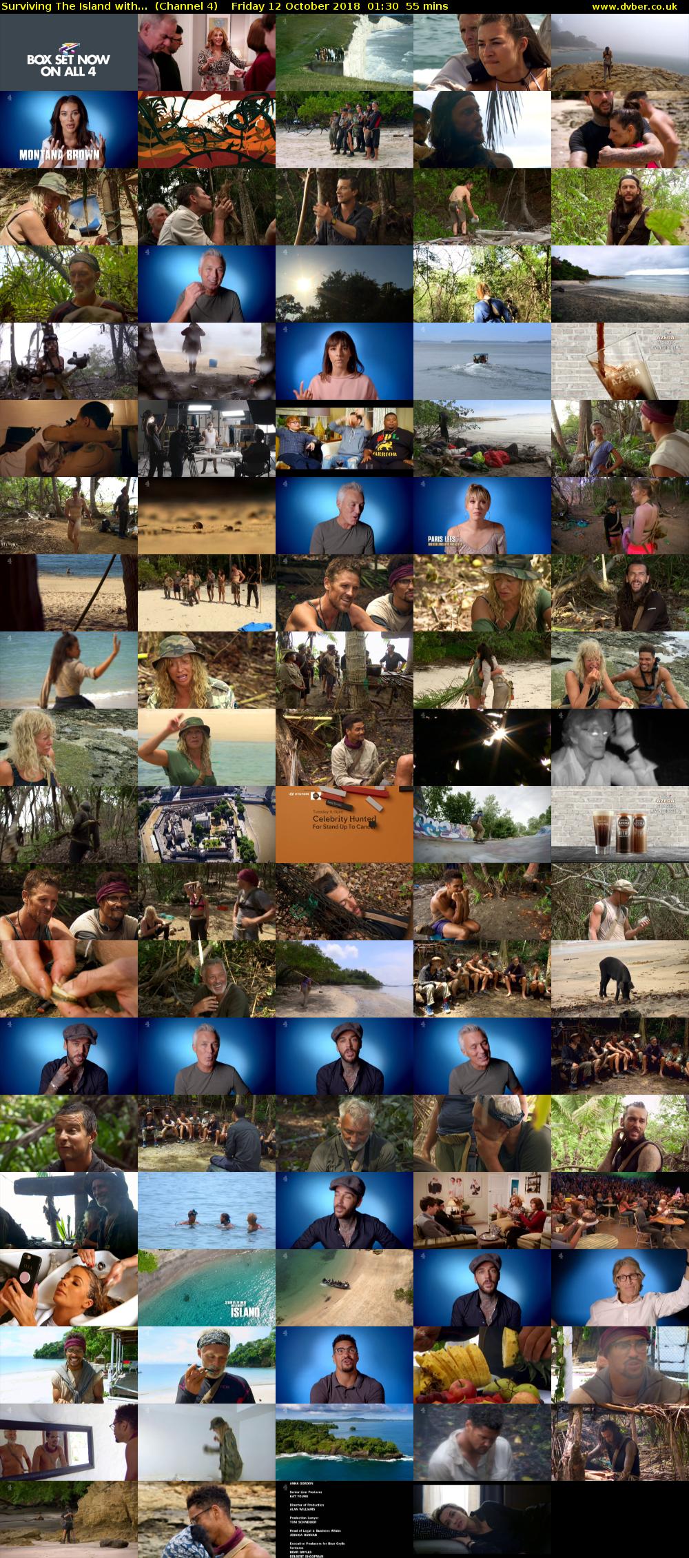 Surviving The Island with...  (Channel 4) Friday 12 October 2018 01:30 - 02:25