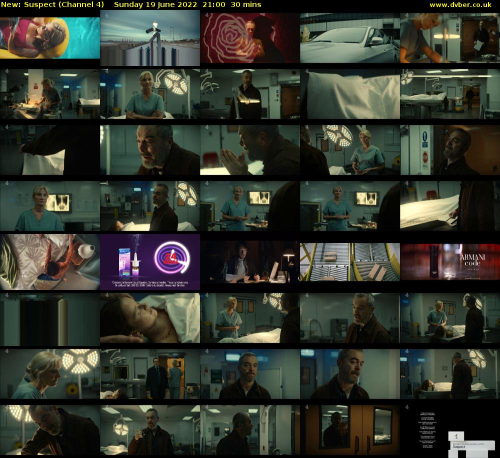 Suspect (Channel 4) Sunday 19 June 2022 21:00 - 21:30