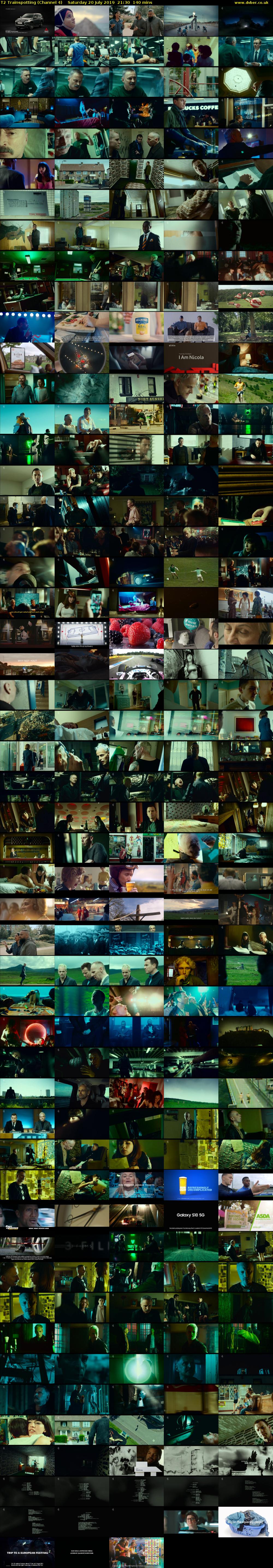 T2 Trainspotting (Channel 4) Saturday 20 July 2019 21:30 - 23:50