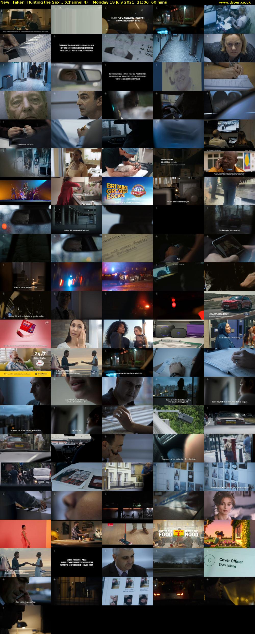 Taken: Hunting the Sex... (Channel 4) Monday 19 July 2021 21:00 - 22:00