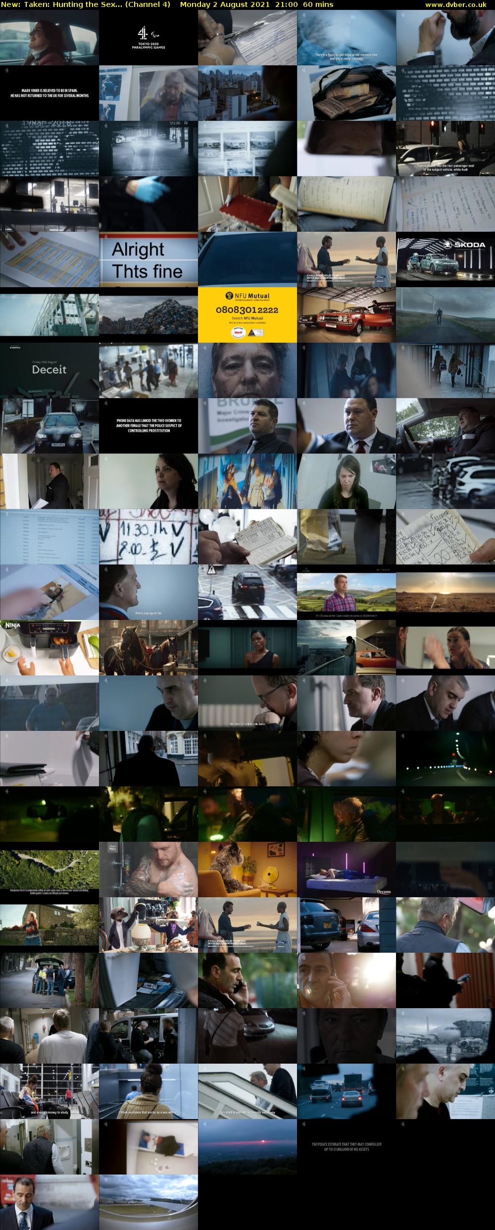 Taken: Hunting the Sex... (Channel 4) Monday 2 August 2021 21:00 - 22:00
