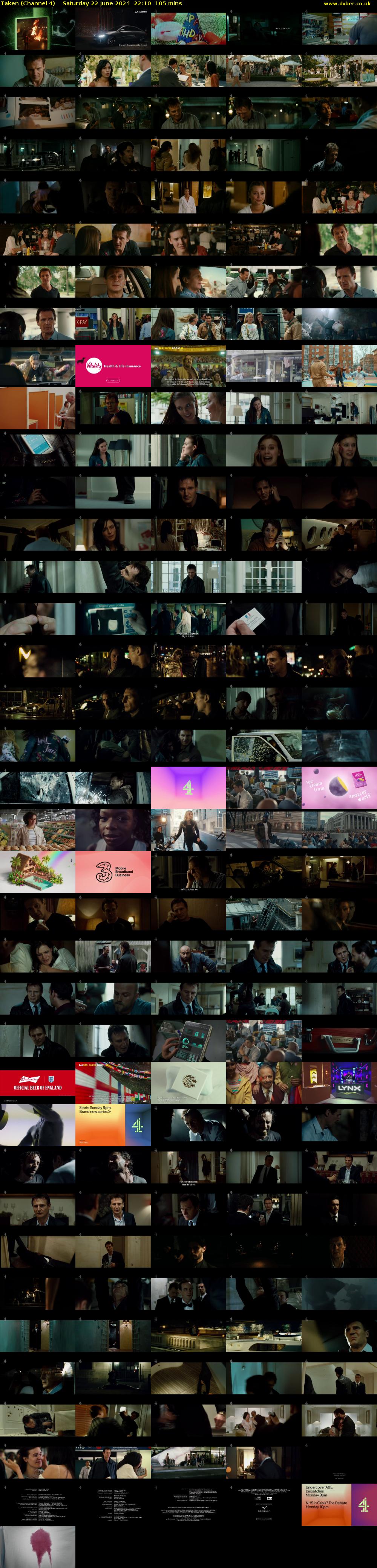 Taken (Channel 4) Saturday 22 June 2024 22:10 - 23:55
