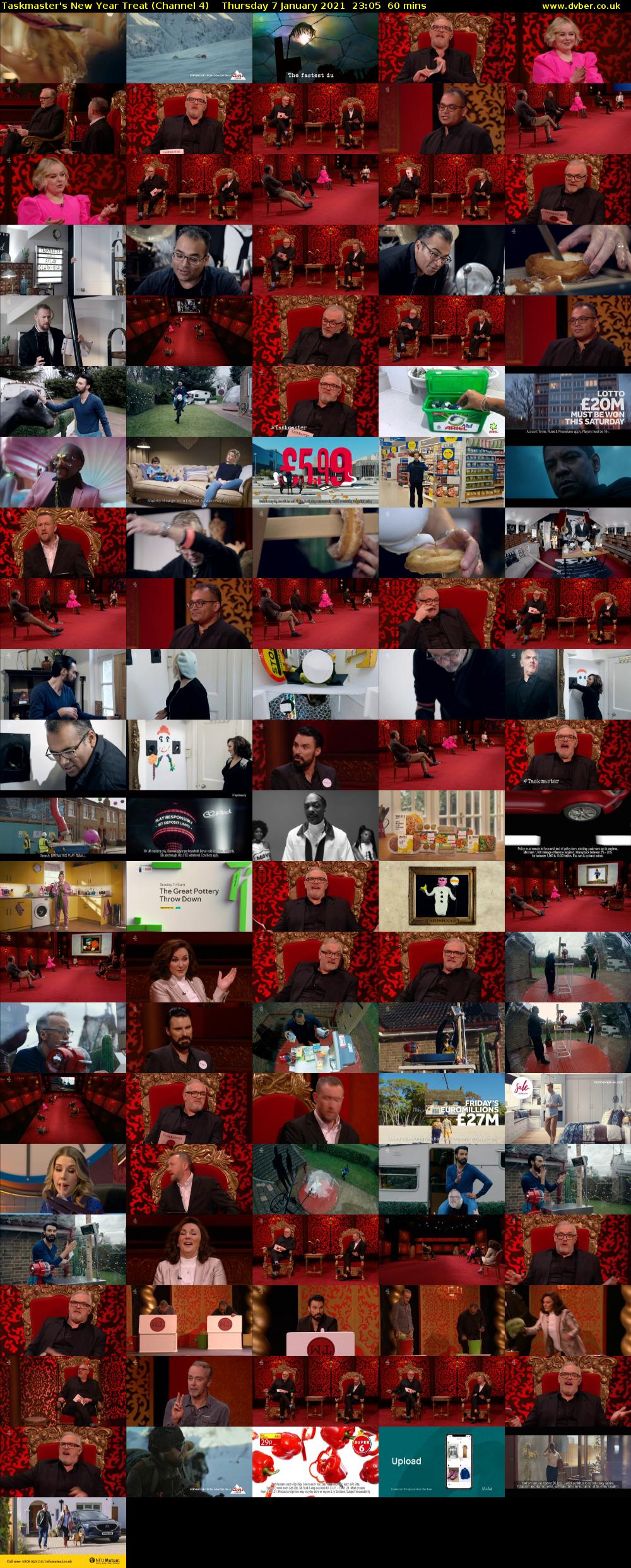 Taskmaster's New Year Treat (Channel 4) Thursday 7 January 2021 23:05 - 00:05
