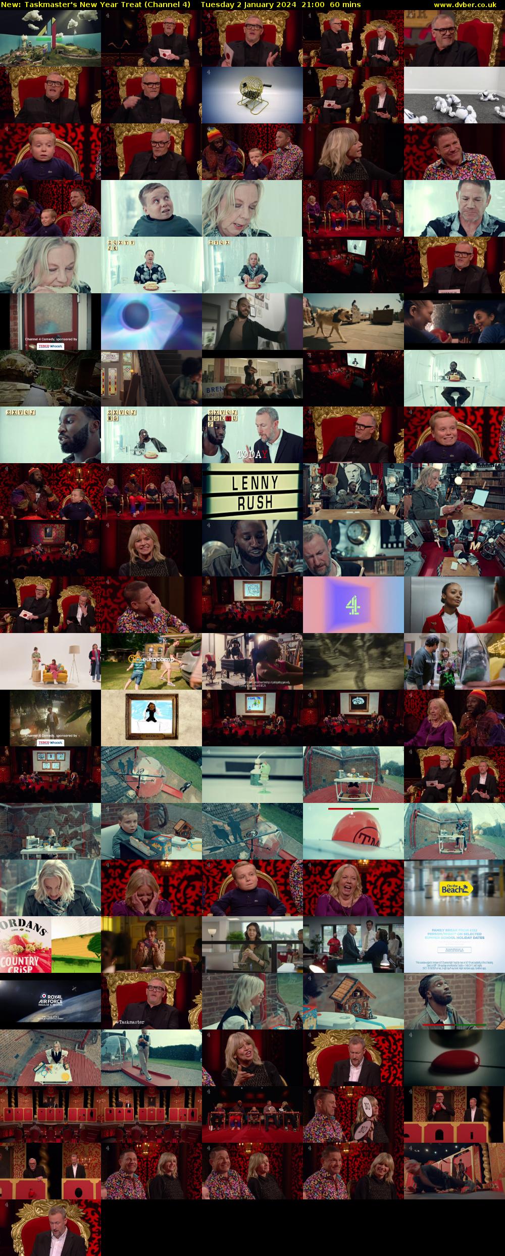 Taskmaster's New Year Treat (Channel 4) Tuesday 2 January 2024 21:00 - 22:00