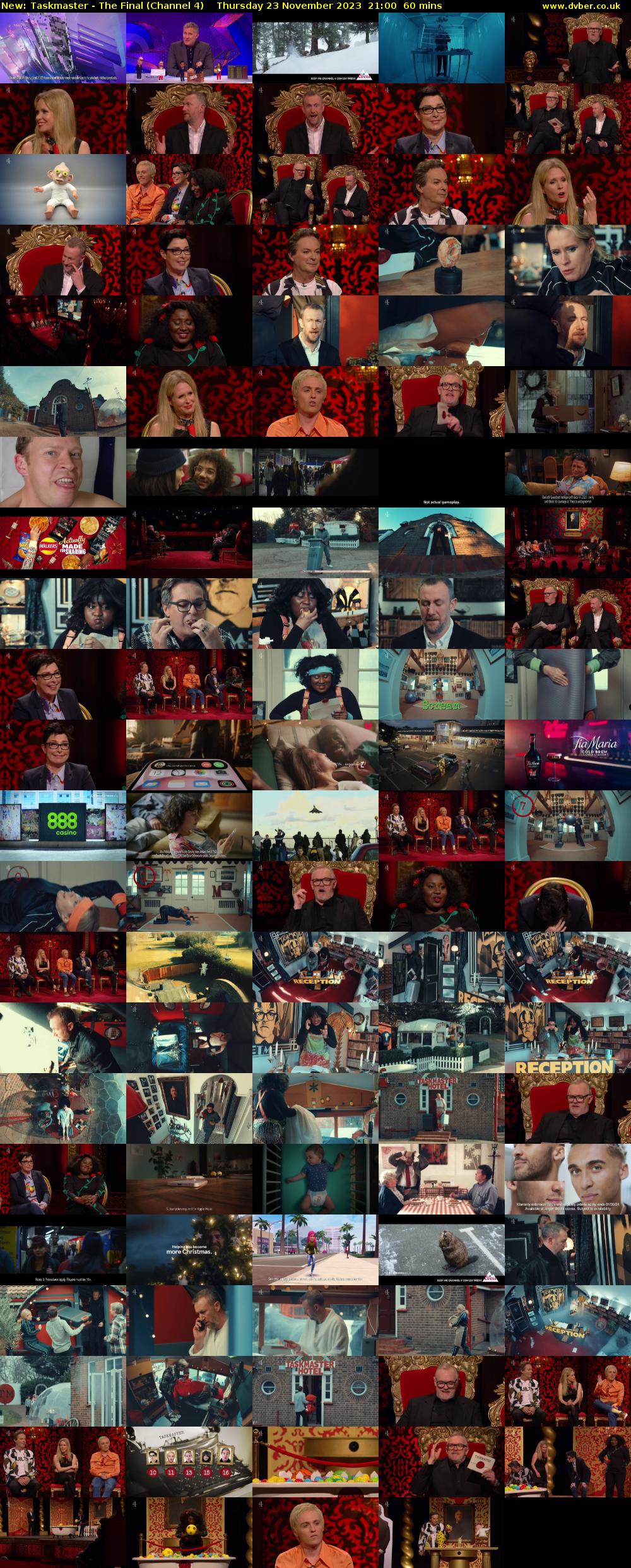 Taskmaster - The Final (Channel 4) Thursday 23 November 2023 21:00 - 22:00