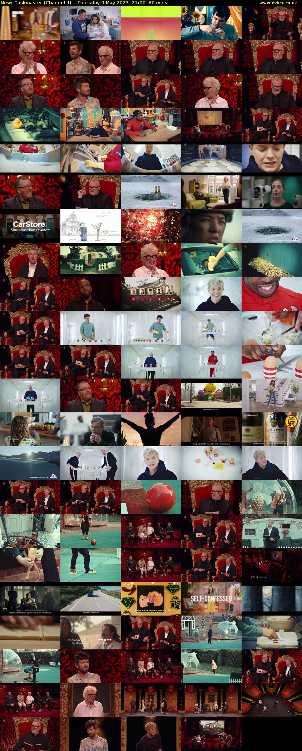 Taskmaster (Channel 4) Thursday 4 May 2023 21:00 - 22:00