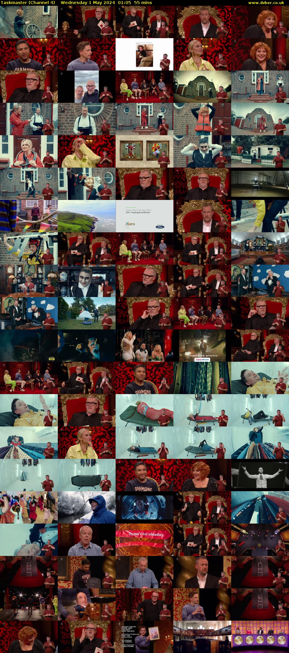 Taskmaster (Channel 4) Wednesday 1 May 2024 01:05 - 02:00