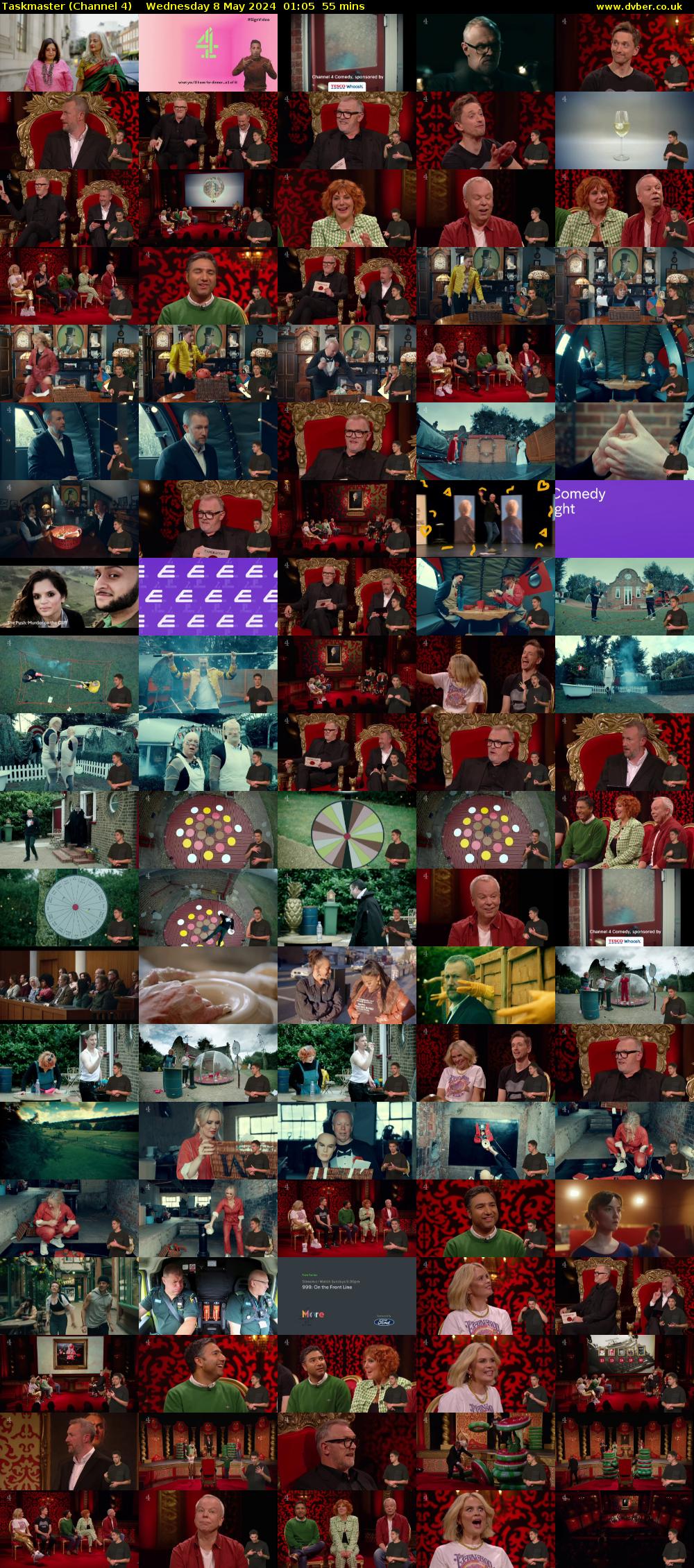Taskmaster (Channel 4) Wednesday 8 May 2024 01:05 - 02:00