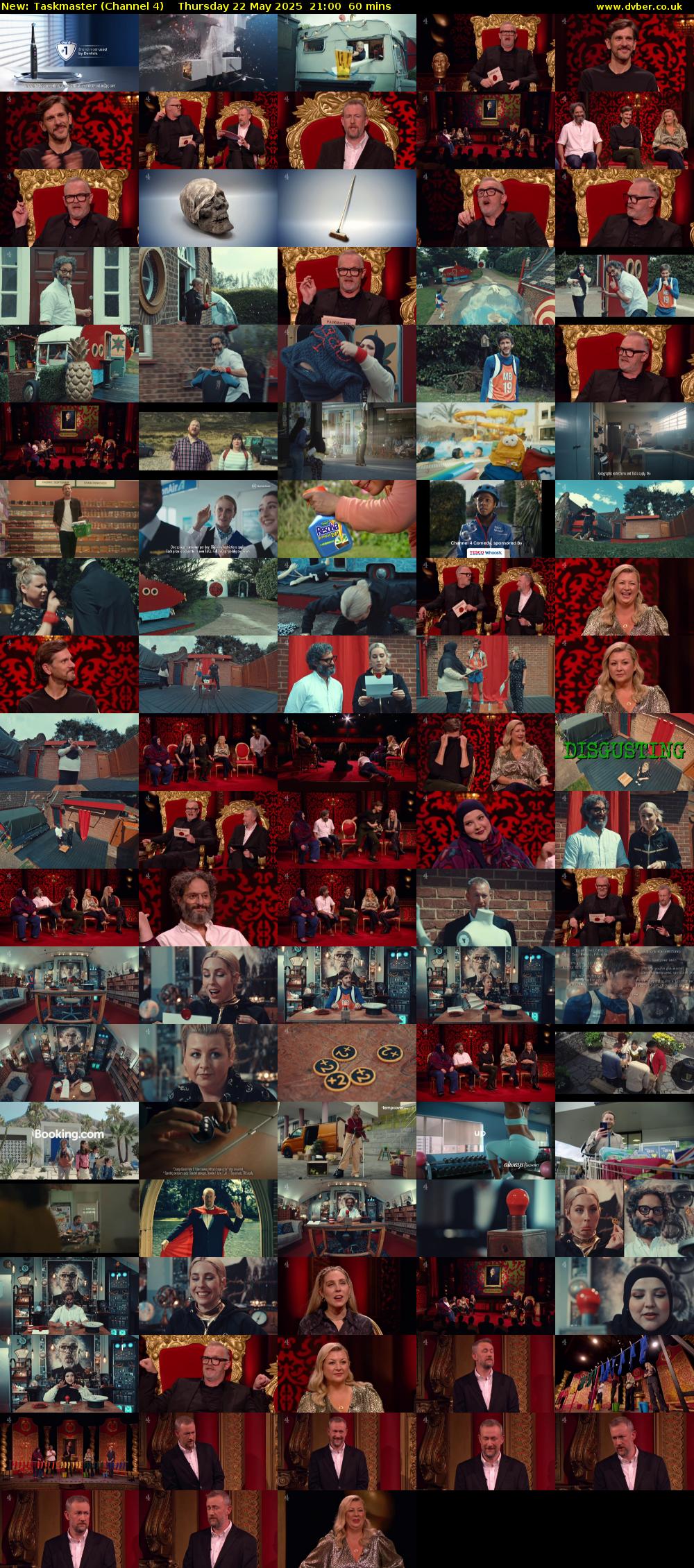 Taskmaster (Channel 4) Thursday 22 May 2025 21:00 - 22:00