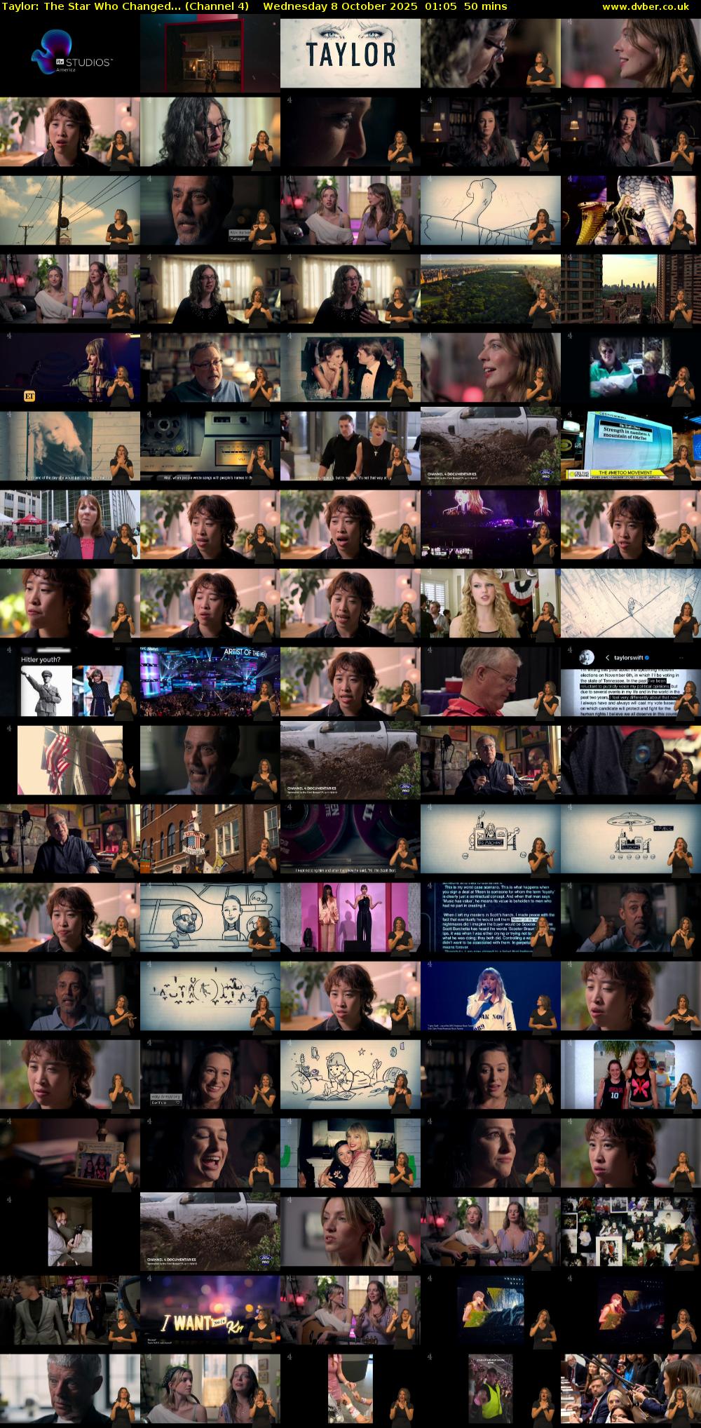 Taylor: The Star Who Changed... (Channel 4) Wednesday 8 October 2025 01:05 - 01:55
