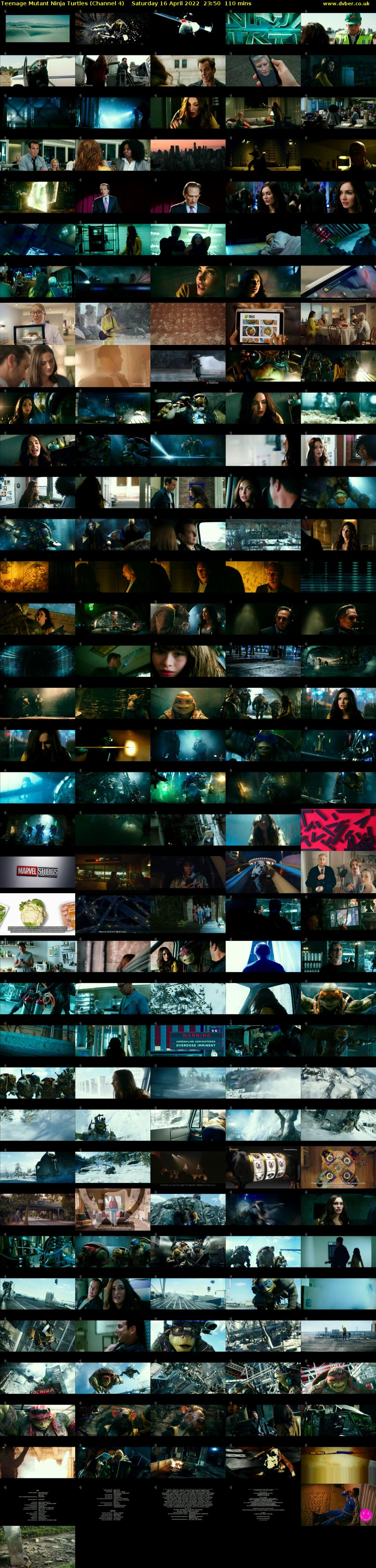 Teenage Mutant Ninja Turtles (Channel 4) Saturday 16 April 2022 23:50 - 01:40