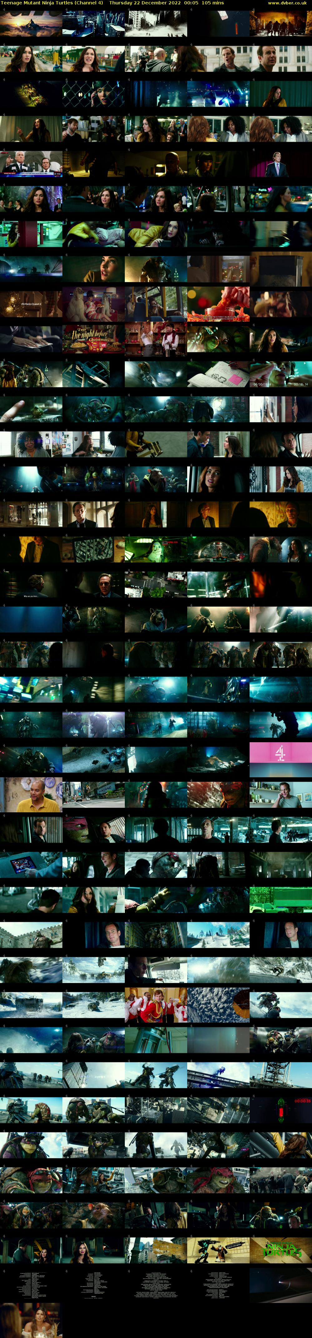 Teenage Mutant Ninja Turtles (Channel 4) Thursday 22 December 2022 00:05 - 01:50