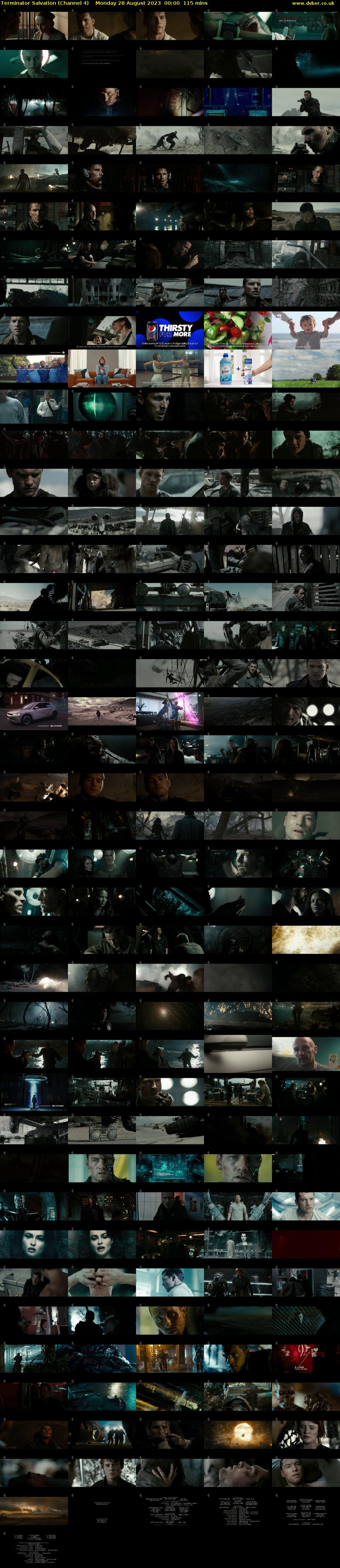 Terminator Salvation (Channel 4) Monday 28 August 2023 00:00 - 01:55