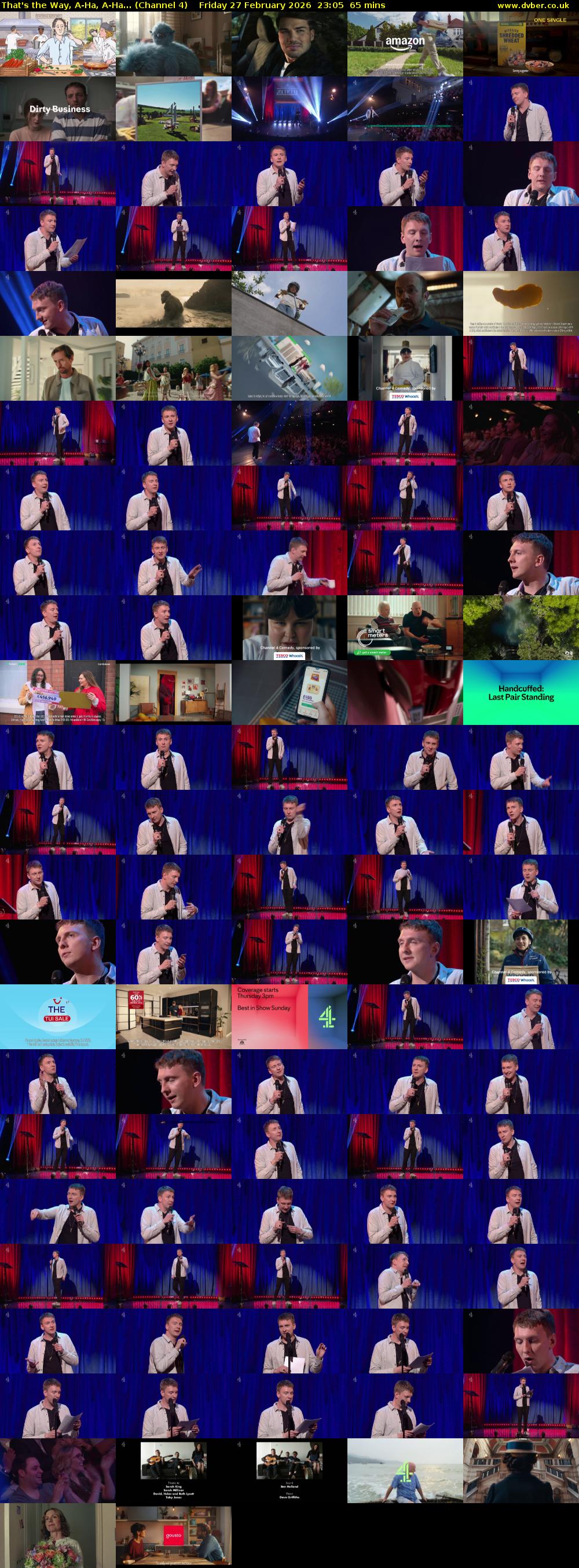 That's the Way, A-Ha, A-Ha... (Channel 4) Friday 27 February 2026 23:05 - 00:10