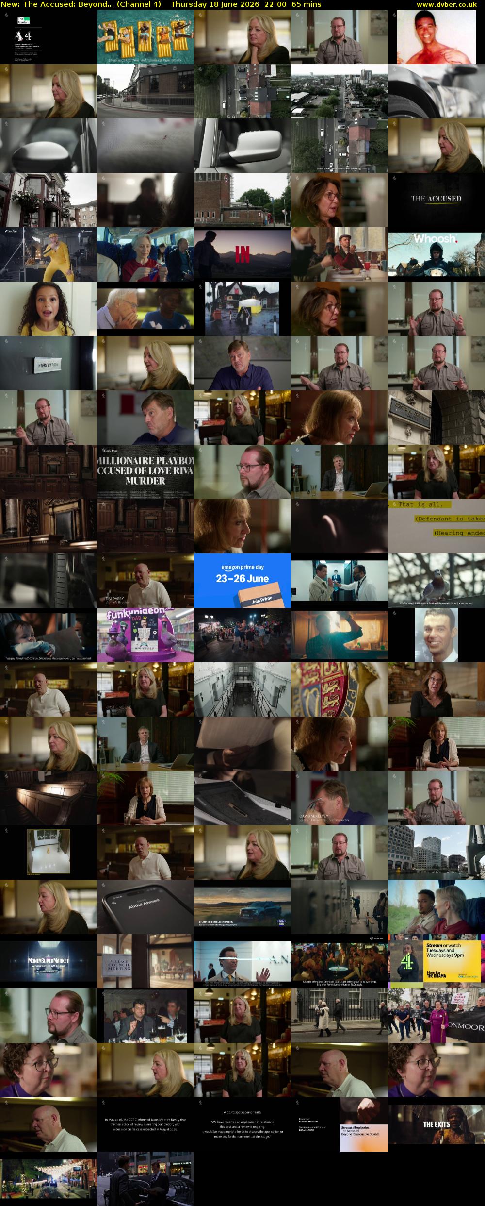 The Accused: Beyond... (Channel 4) Thursday 18 June 2026 22:00 - 23:05