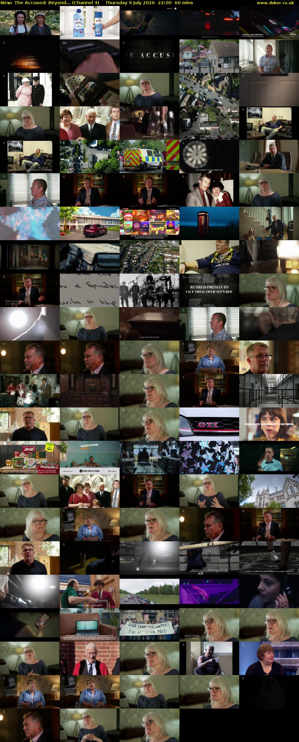 The Accused: Beyond... (Channel 4) Thursday 9 July 2026 22:00 - 23:00