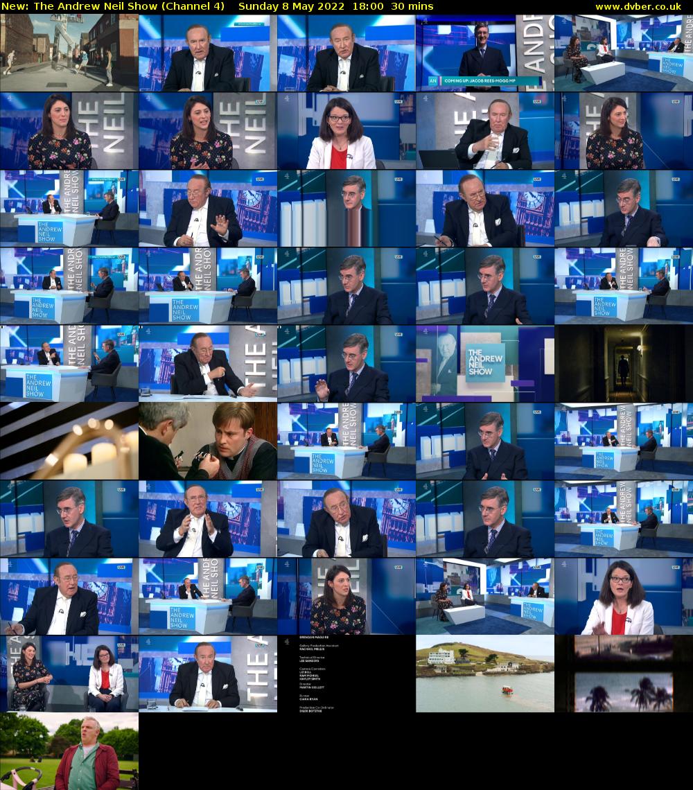 The Andrew Neil Show (Channel 4) Sunday 8 May 2022 18:00 - 18:30