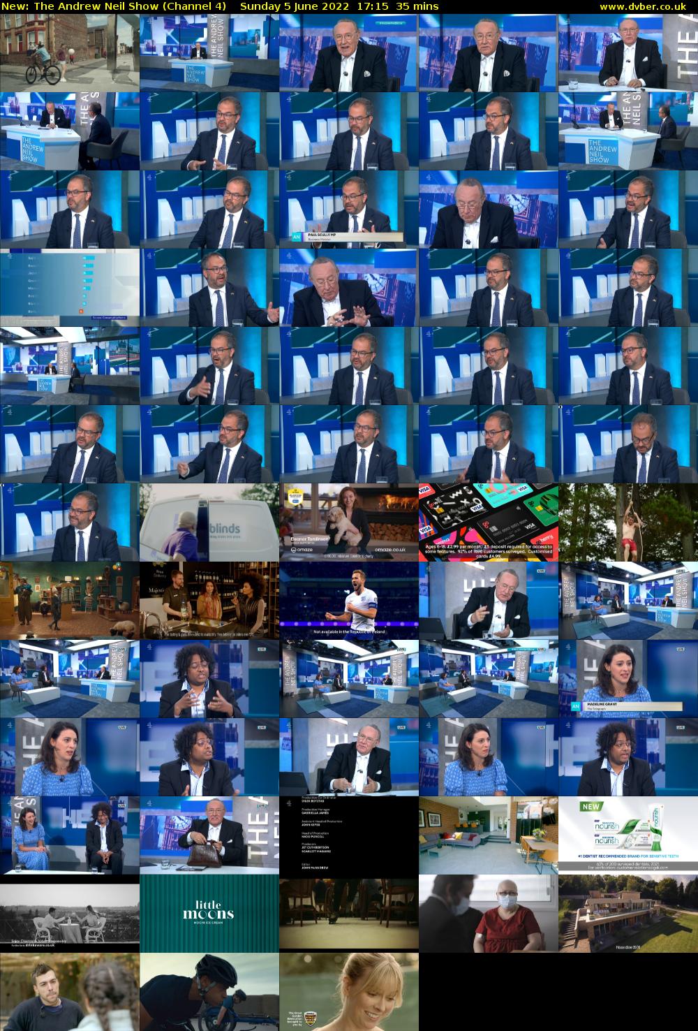 The Andrew Neil Show (Channel 4) Sunday 5 June 2022 17:15 - 17:50
