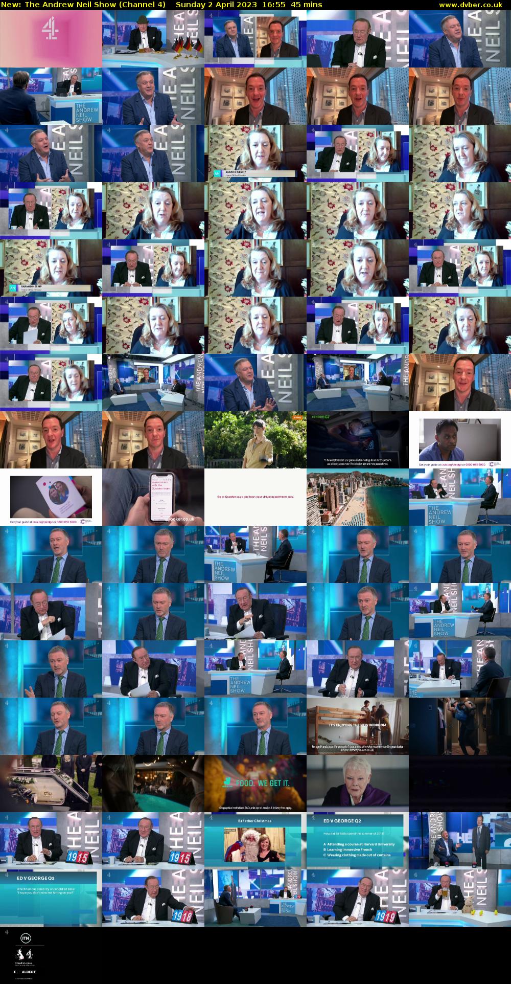 The Andrew Neil Show (Channel 4) Sunday 2 April 2023 16:55 - 17:40