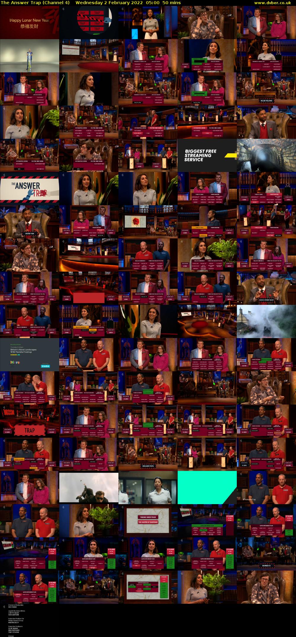The Answer Trap (Channel 4) Wednesday 2 February 2022 05:00 - 05:50