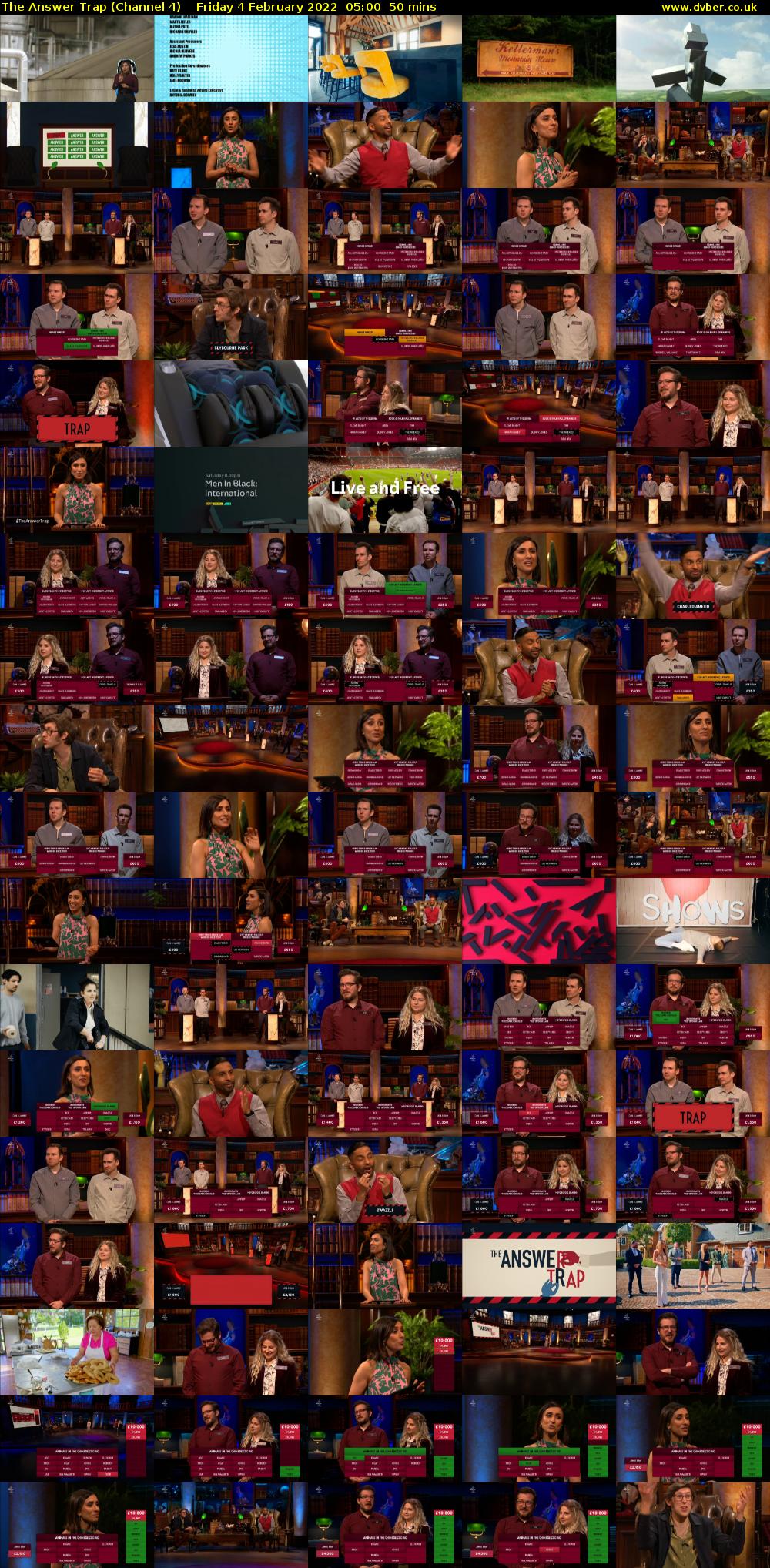 The Answer Trap (Channel 4) Friday 4 February 2022 05:00 - 05:50
