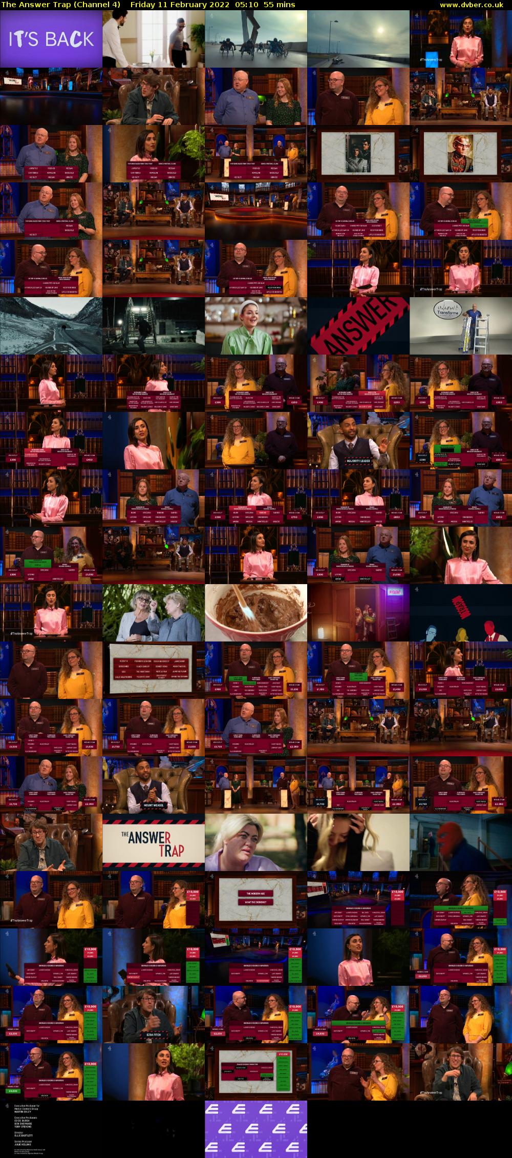 The Answer Trap (Channel 4) Friday 11 February 2022 05:10 - 06:05