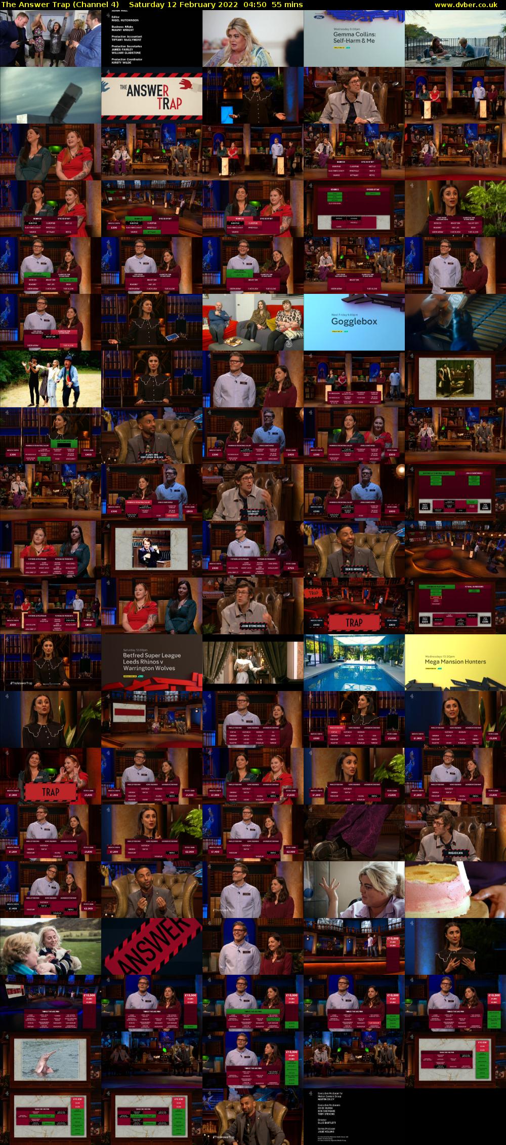 The Answer Trap (Channel 4) Saturday 12 February 2022 04:50 - 05:45