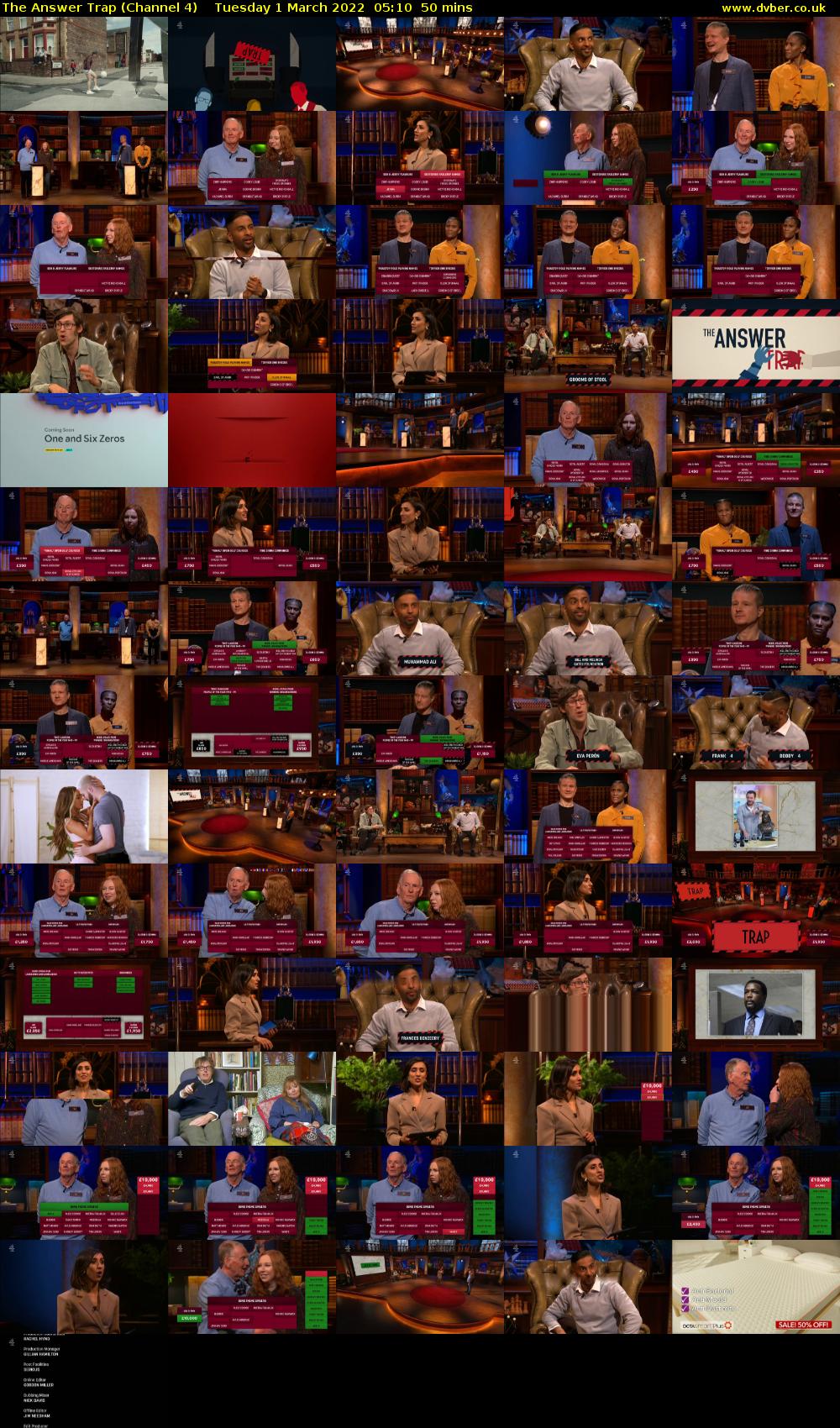 The Answer Trap (Channel 4) Tuesday 1 March 2022 05:10 - 06:00