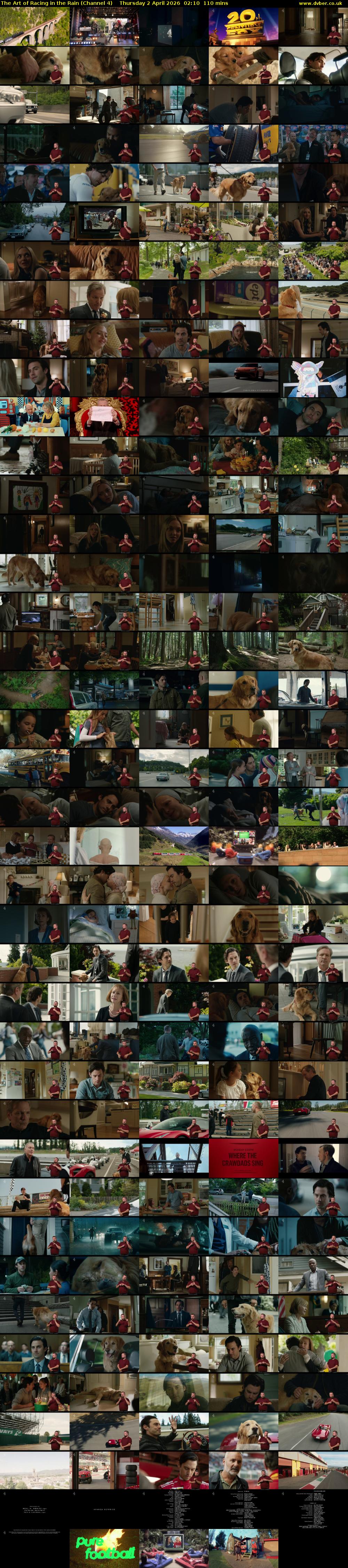 The Art of Racing in the Rain (Channel 4) Thursday 2 April 2026 02:10 - 04:00