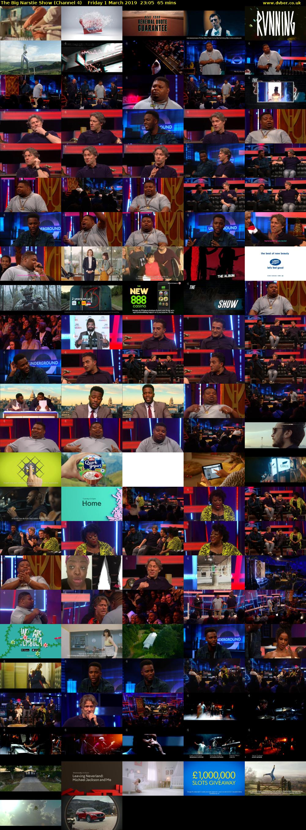 The Big Narstie Show (Channel 4) Friday 1 March 2019 23:05 - 00:10