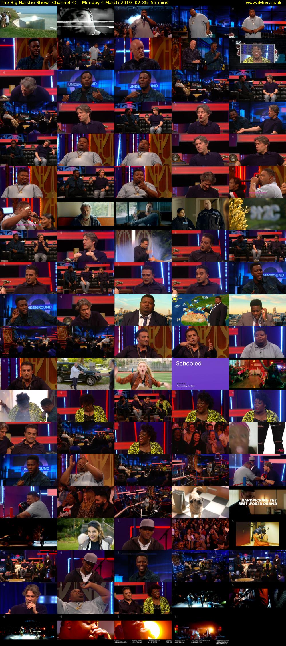 The Big Narstie Show (Channel 4) Monday 4 March 2019 02:35 - 03:30