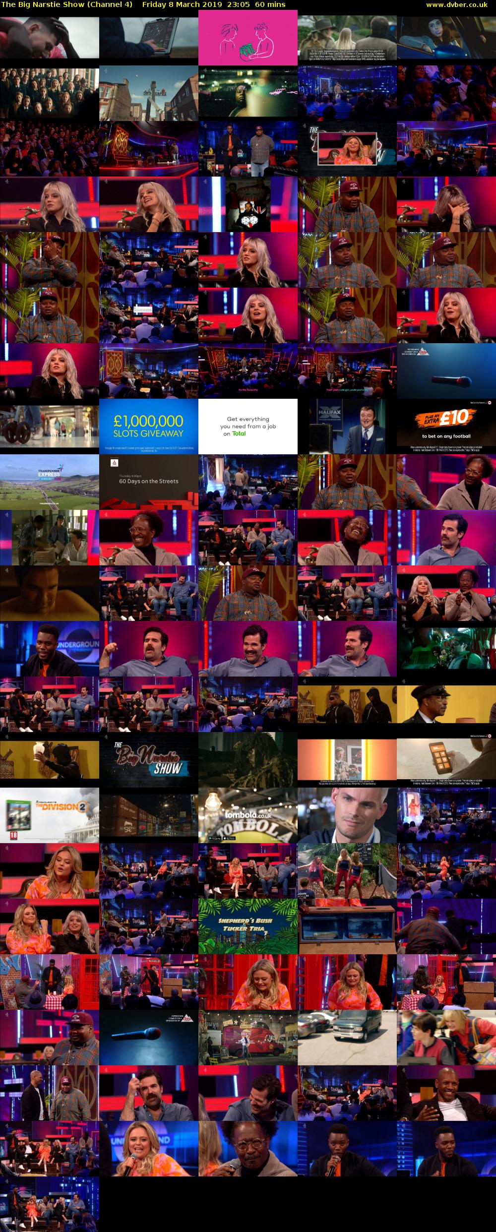 The Big Narstie Show (Channel 4) Friday 8 March 2019 23:05 - 00:05