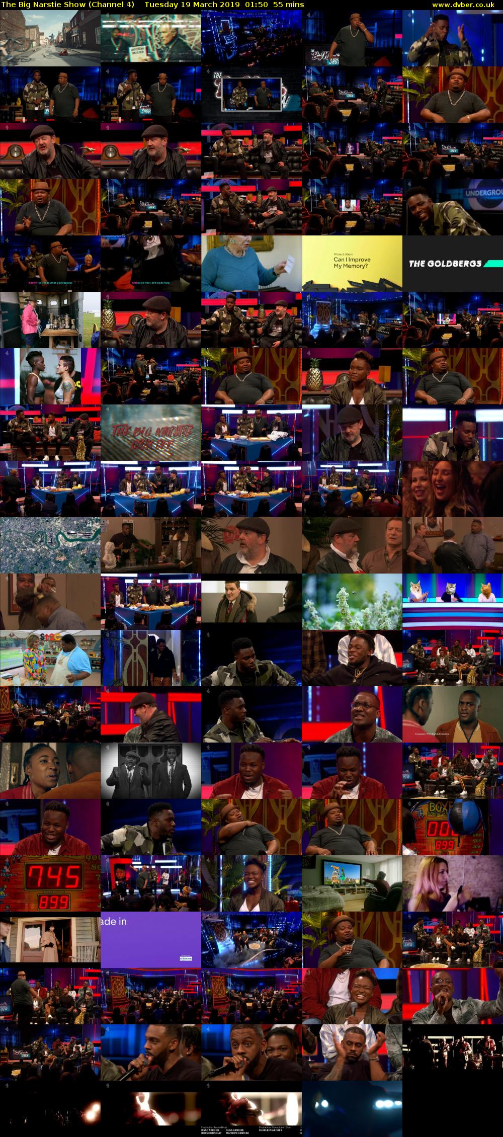 The Big Narstie Show (Channel 4) Tuesday 19 March 2019 01:50 - 02:45